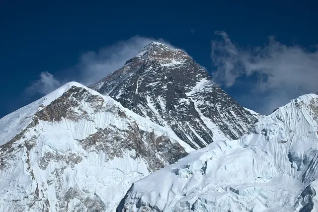 Mount Everest in the Himalayas